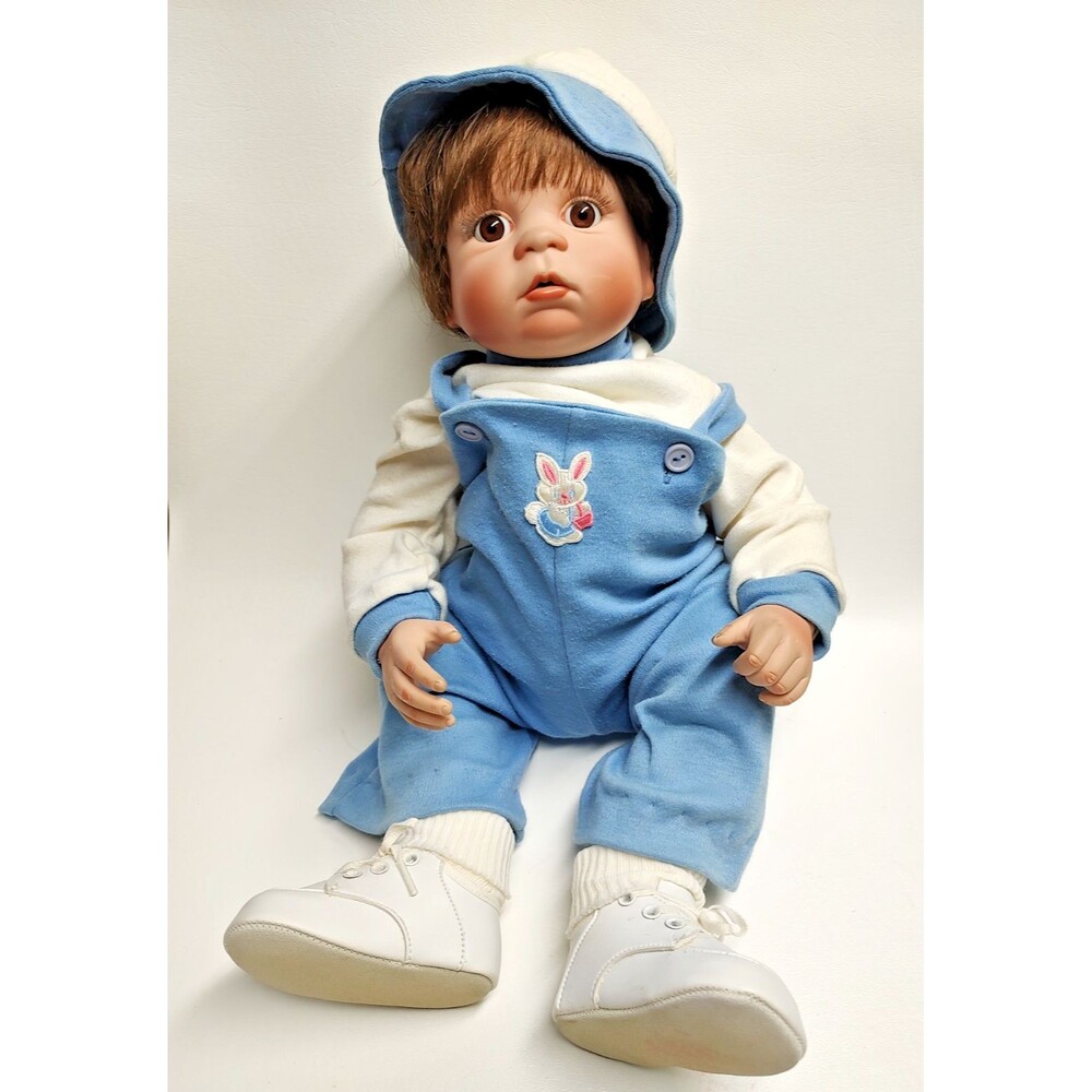 Vintage 1987 Boots Tyner GUMDROP Boy Doll Weighted Cloth Body Vinyl Head Hands